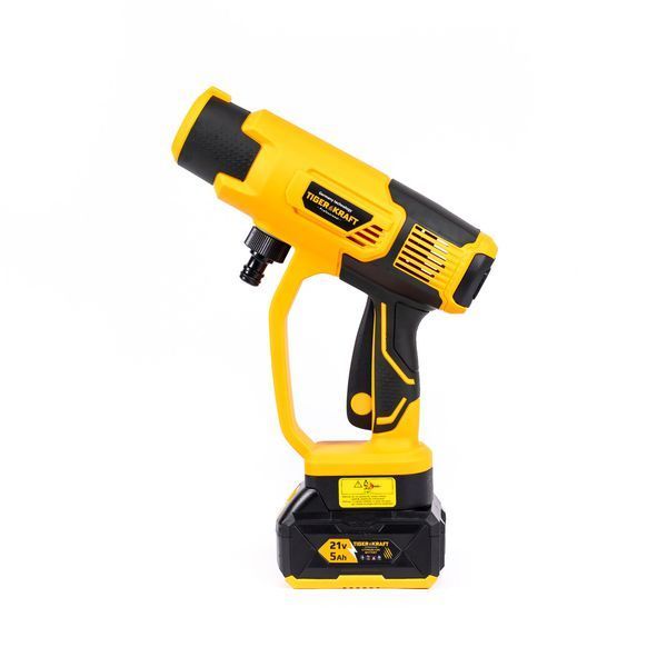 кумуляторна міні-мийка TigerKraft WSH100 PRO (21В, 5А&middot;год, 36 бар) безщіткова мийка високого тиску для авто 2898450185 фото