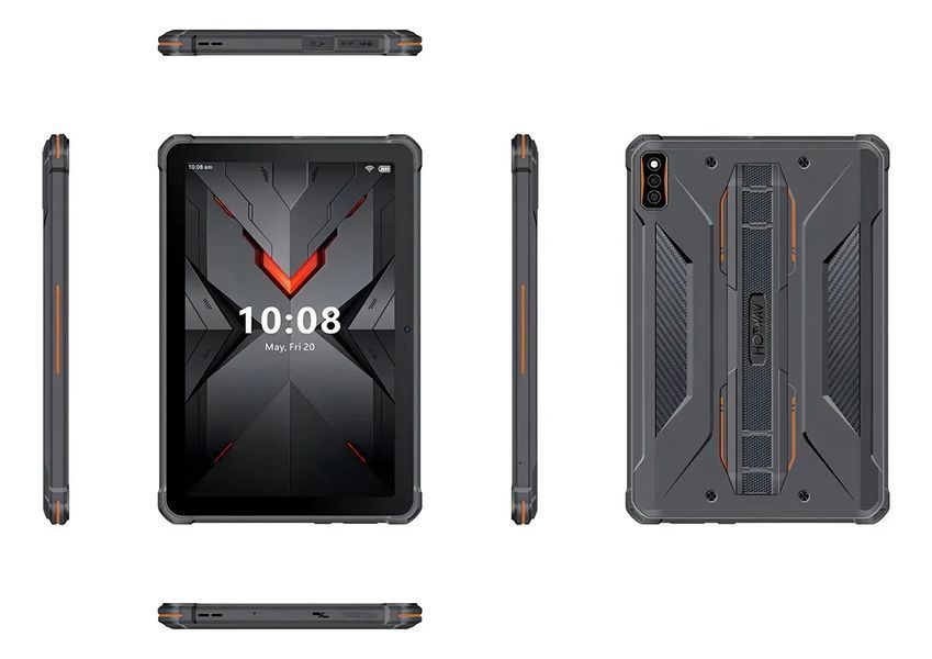 Защищенный планшет Hotwav Tab R7 Orange 6/256GB с dual-SIM и повышенной прочностью Rio8N фото