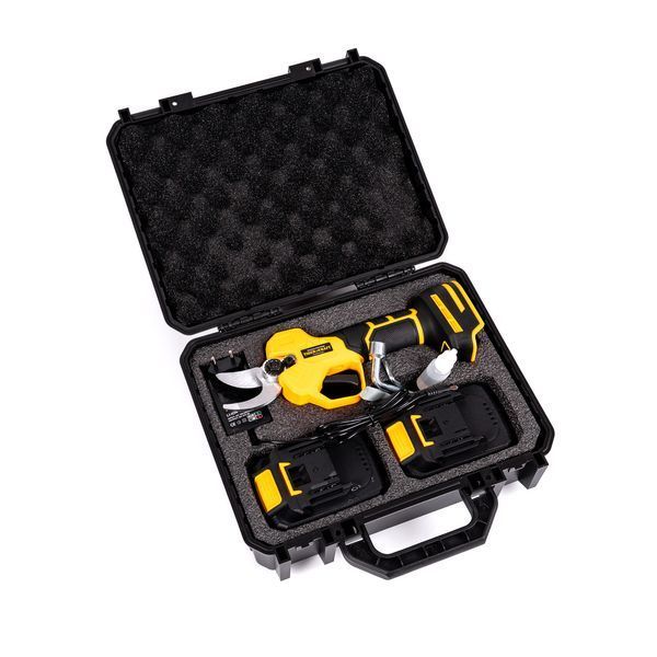 Акумуляторний безщітковий секатор TigerKraft DS 21BL PRO (21В, 5А&middot;год) садовий АКБ інструмент для гілок до 30 мм 2685702926 фото