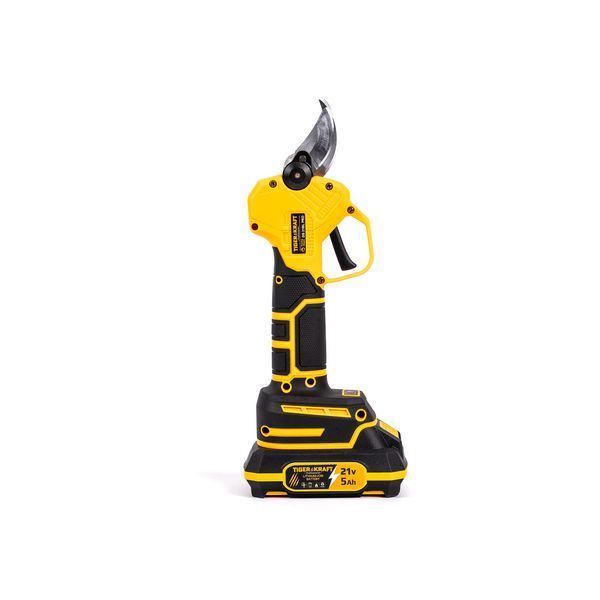 Акумуляторний безщітковий секатор TigerKraft DS 21BL PRO (21В, 5А&middot;год) садовий АКБ інструмент для гілок до 30 мм 2685702926 фото