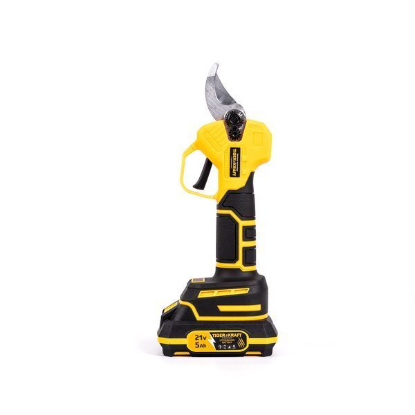 Акумуляторний безщітковий секатор TigerKraft DS 21BL PRO (21В, 5А&middot;год) садовий АКБ інструмент для гілок до 30 мм 2685702926 фото