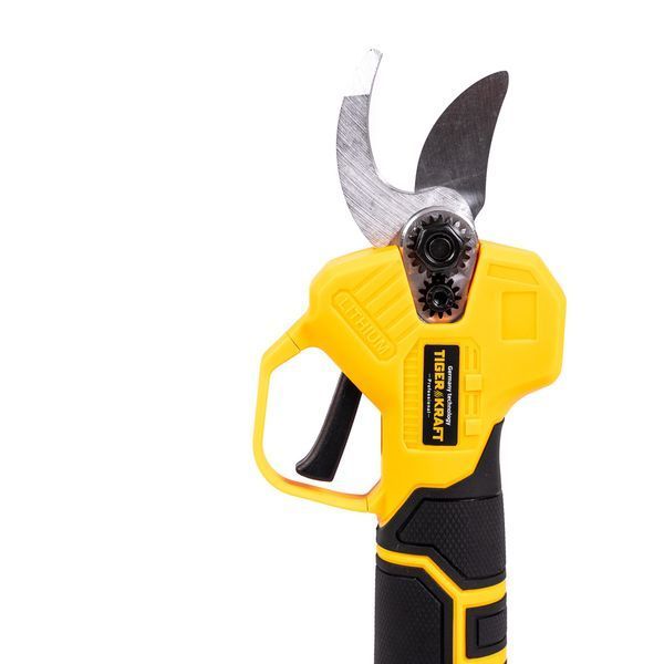 Акумуляторний безщітковий секатор TigerKraft DS 21BL PRO (21В, 5А&middot;год) садовий АКБ інструмент для гілок до 30 мм 2685702926 фото