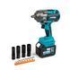Мощный аккумуляторный гайковерт Rynor RW1001 PRO (21В, 9Ач, 1000 Нм) бесщёточный инструмент с расширенным набором 2904040949 фото 1