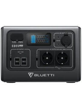 Портативная зарядная станция Bluetti EB55 (700 Вт, 537 Вт*ч) Универсальный источник питания для дома, путешествий и кемпинга Gf54-7-mn фото