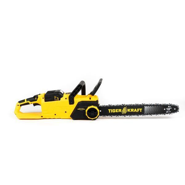 Профессиональная аккумуляторная цепная пила TigerKraft TG50 PRO 40В 9А&middot;ч &mdash; бесщёточный мотор, шина 45 см для интенсивного распила древесины 2905080246 фото