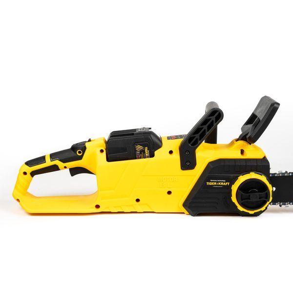 Профессиональная аккумуляторная цепная пила TigerKraft TG50 PRO 40В 9А&middot;ч &mdash; бесщёточный мотор, шина 45 см для интенсивного распила древесины 2905080246 фото