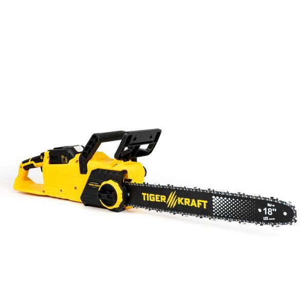 Профессиональная аккумуляторная цепная пила TigerKraft TG50 PRO 40В 9А&middot;ч &mdash; бесщёточный мотор, шина 45 см для интенсивного распила древесины 2905080246 фото