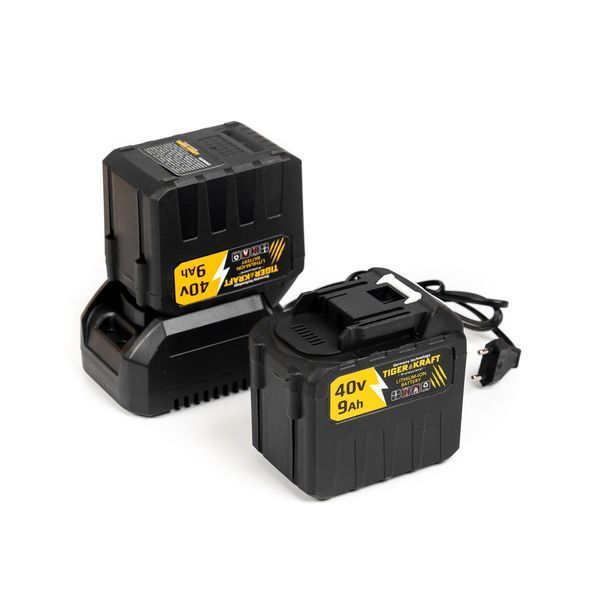 Профессиональная аккумуляторная цепная пила TigerKraft TG50 PRO 40В 9А&middot;ч &mdash; бесщёточный мотор, шина 45 см для интенсивного распила древесины 2905080246 фото