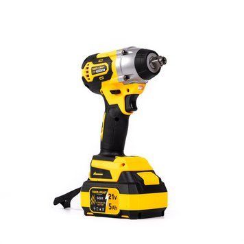 Аккумуляторный ударный гайковерт TigerKraft GR895 PRO (21В, 5Ач, 500 Нм) бесщёточный для авто 2693729448 фото