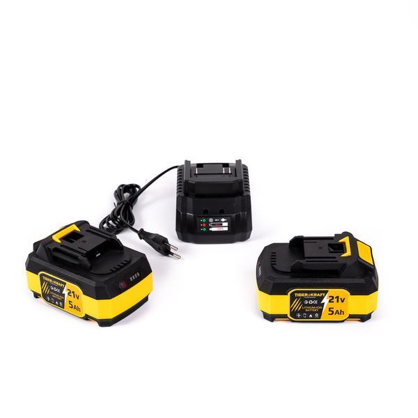 Аккумуляторный ударный гайковерт TigerKraft GR895 PRO (21В, 5Ач, 500 Нм) бесщёточный для авто 2693729448 фото