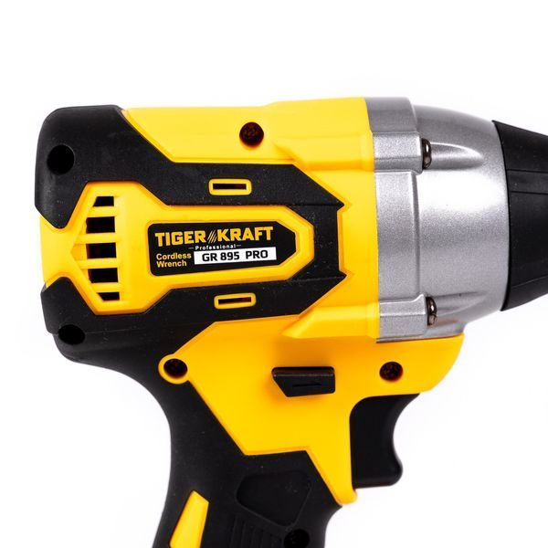Аккумуляторный ударный гайковерт TigerKraft GR895 PRO (21В, 5Ач, 500 Нм) бесщёточный для авто 2693729448 фото