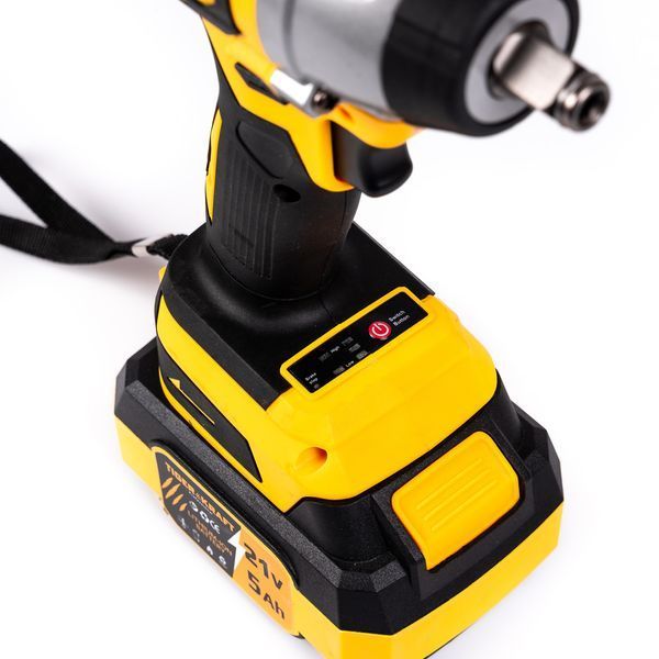 Аккумуляторный ударный гайковерт TigerKraft GR895 PRO (21В, 5Ач, 500 Нм) бесщёточный для авто 2693729448 фото