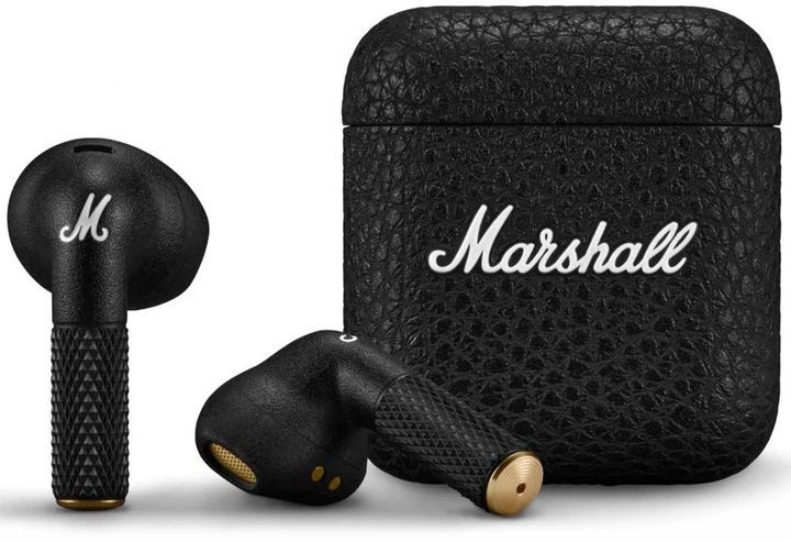 Навушники Оригінал Marshall Minor IV Black з швидким і бездротовим зарядом 206 фото