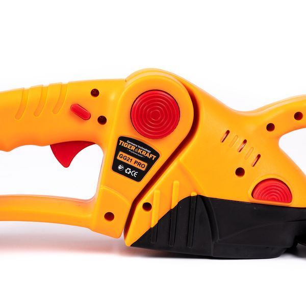 Акумуляторні ножиці-кущоріз TigerKraft GG21 PRO (21В, 5А&middot;год) садові АКБ ножиці для трави та кущів 2693865770 фото