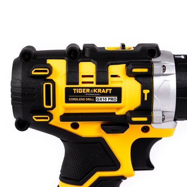 Потужний акумуляторний ударний шурупокрут TigerKraft GX10 PRO 21V (5Ah, 10 мм) з металевим патроном 2694958353 фото