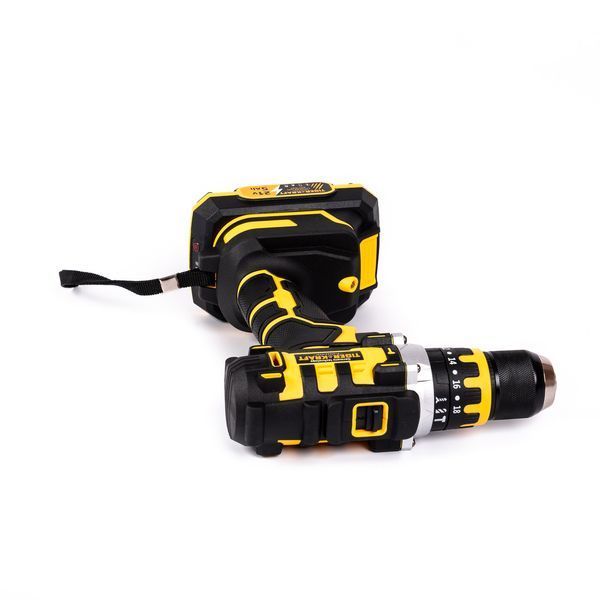 Потужний акумуляторний ударний шурупокрут TigerKraft GX10 PRO 21V (5Ah, 10 мм) з металевим патроном 2694958353 фото