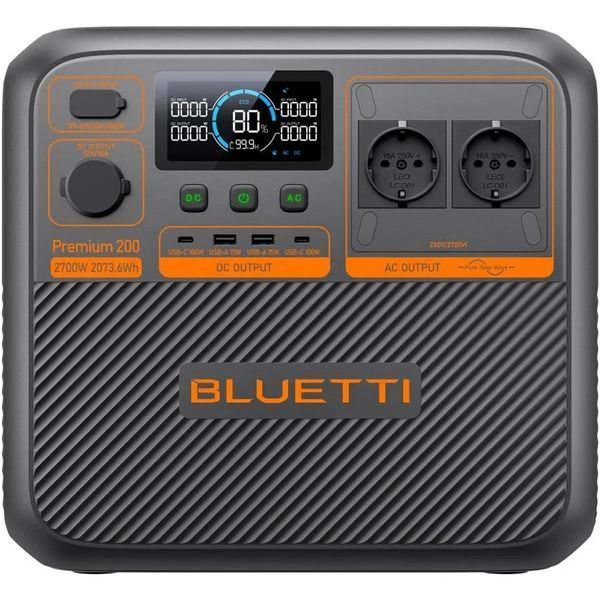 Портативна електростанція BLUETTI Premium 200 V2 &mdash; автономне живлення 2700W для дому та кемпінгу Bv-89kj фото