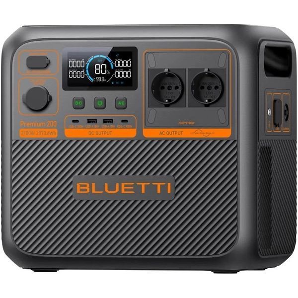 Портативна електростанція BLUETTI Premium 200 V2 &mdash; автономне живлення 2700W для дому та кемпінгу Bv-89kj фото