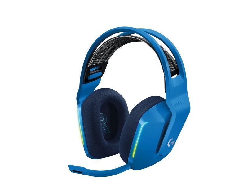 Навушники Logitech G733 Lightspeed Wireless RGB Blue Ігрові навушники з мікрофоном 238 фото
