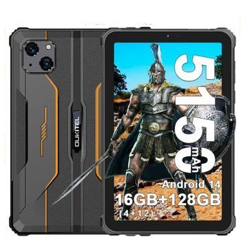 Захищений Android-планшет Oukitel Pad RT3 Pro 4GB+128GB, протиударний, помаранчевий xsQv3 фото