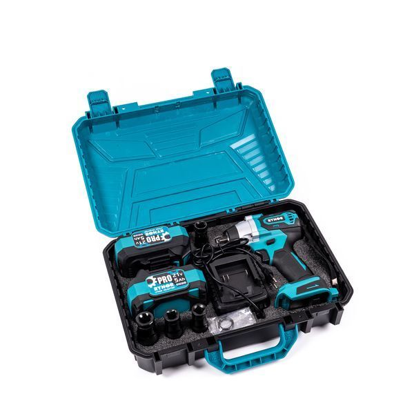 Бесщёточный аккумуляторный гайковерт Rynor RX895 PRO 21V (5Ah) ударный инструмент с кейсом 2760002843 фото