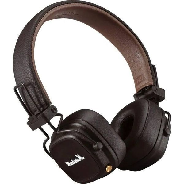 Навушники з мікрофоном Marshall Major V Original накладні шкіряні Bluetooth навушники 221 фото