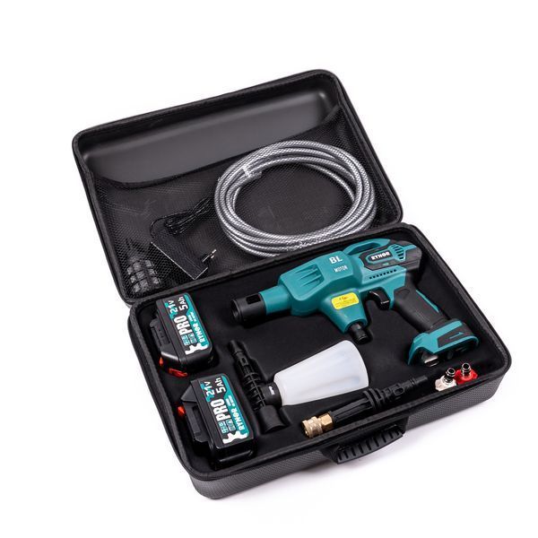 Акумуляторна безщіткова мийка Rynor RW21 PRO (21В, 5А&middot;год, 40 бар) компактна міні-мийка високого тиску для авто 2760318061 фото