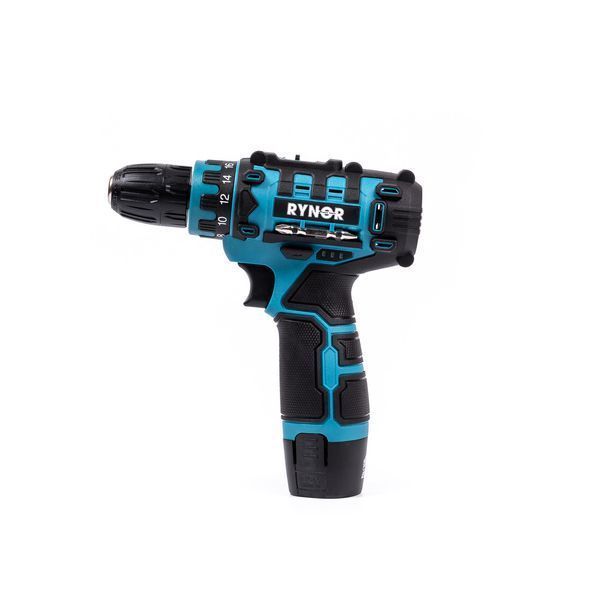 Акумуляторний дриль-шурупокрут Rynor FIX5 PRO (12В, 3А&middot;год) компактний інструмент із 2 АКБ 2762256589 фото