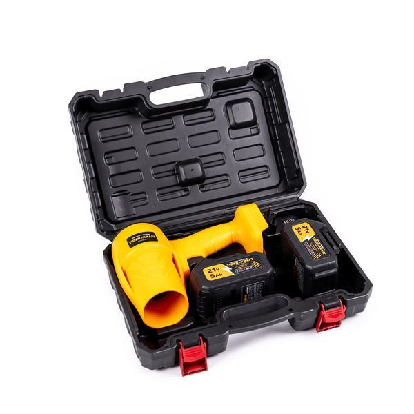 Аккумуляторный воздуходув TigerKraft WIND20 PRO (21В, 5Ач) бесщёточный ветровой инструмент для уборки листьев 2802111807 фото