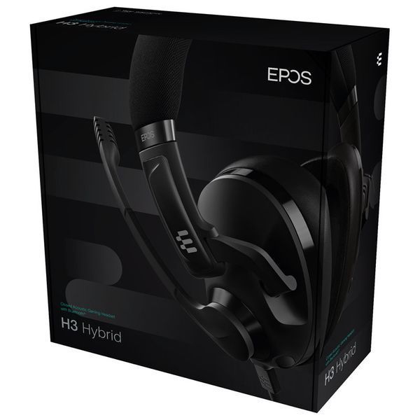 Ігрові навушники EPOS H3 Hybrid Onyx Black Original потужний та чистий звук 234 фото