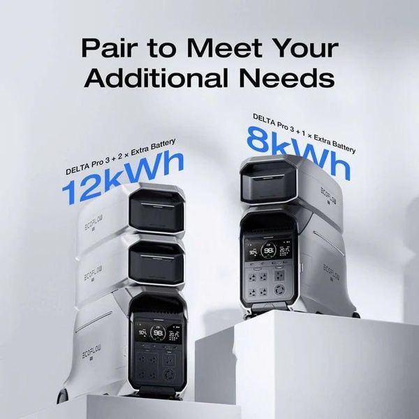 EcoFlow Delta 3 Extended Capacity Battery 1024 Wh &mdash; эффективное решение для долговременной автономной работы Duevby-6bh фото