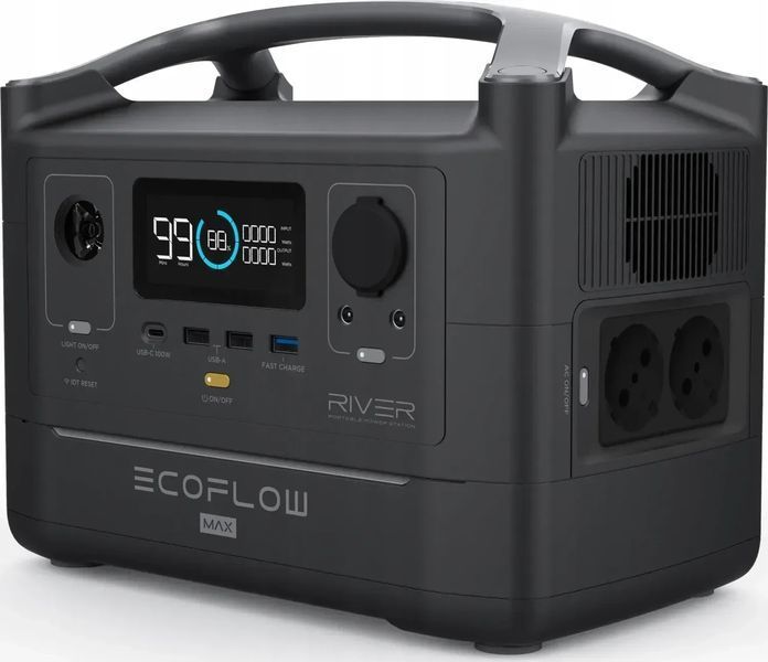 Мобильная станция питания River Max 600W от EcoFlow &ndash; расширенная емкость и высокая надежность Im9kt фото